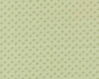 Flower Girl by My Sew Quilty Life Moda Fabrics - Leafy 31736-18 Pear - 1/2 Yard Increments, Cut Continuously