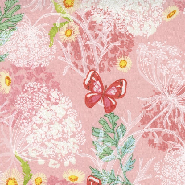 Wild Blossoms by Robin Pickens for Moda Fabrics - Queen Annes Lace 48733-21 Princess - 1/2 Yard Increments, Cut Continuously