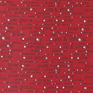 Vintage: Pure And Simple in Red Vintage: Pure And Simple in Red