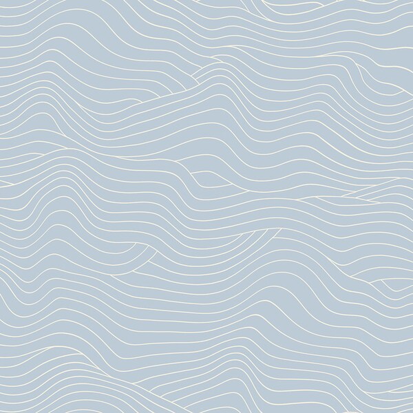 Water by Ruby Star Society - Wavelength RS5129-15 Water Blue - 1/2 Yard Increments, Cut Continuously
