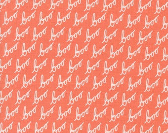 Hey Boo by Lella Boutique for Moda Fabrics - Boo 5212-12 Soft Pumpkin - 1/2 Yard Increments, Cut Continuously