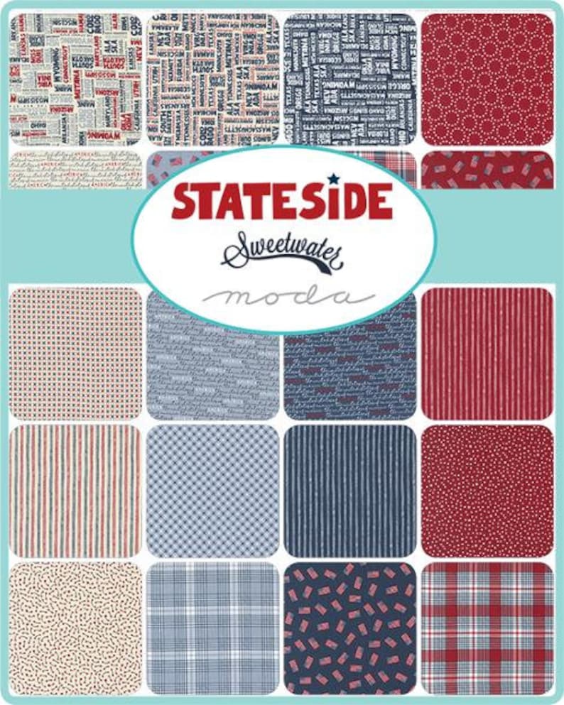 Fat Quarter Bundle Stateside by Sweetwater for Moda Fabrics - 29 ...