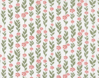 Country Rose by Lella Boutique for Moda Fabrics - 5171-11 Climbing Vine Cloud  - 1/2 Yard Increments, Cut Continuously