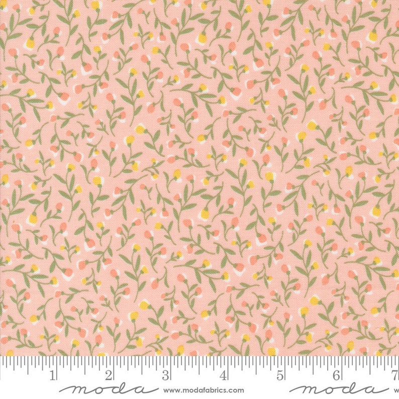 Flower Girl by My Sew Quilty Life Moda Fabrics Meadow 31731-16 Blush 1/2 Yard Increments, Cut Continuously image 2