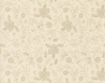 The Great Outdoors by Stacy Iest Hsu for Moda Fabrics - Forest Foliage 20883-31 Cloud Sand - 1/2 Yard Increments, Cut Continuously