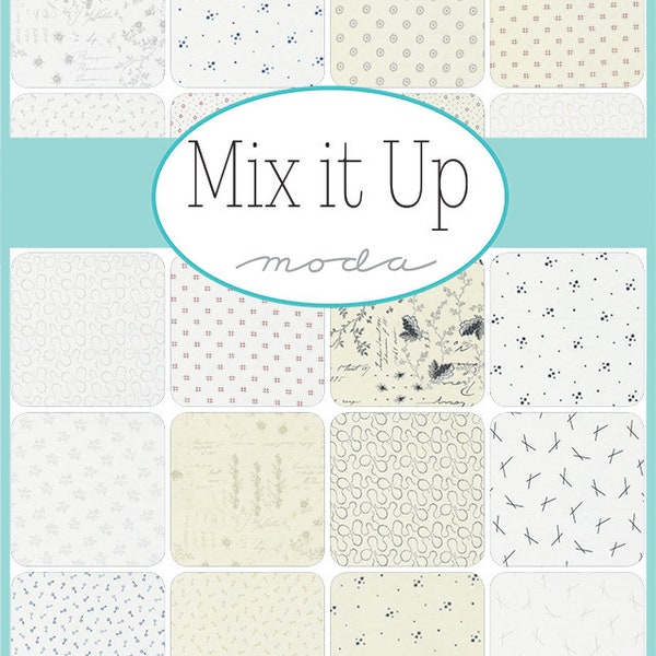 Half Yard Bundle Mix It Up van Moda Fabrics - 27 stoffen