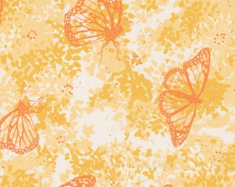 Paisley Rose Melon - Crystal Manning - PER QUARTER METRE Paisley Rose Melon - Crystal Manning - PER QUARTER METRE