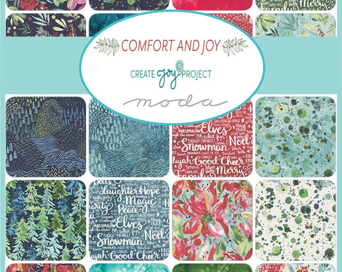 Half Yard Bundle Comfort and Joy by Create Joy Project for Moda Fabrics