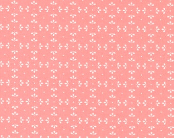 Favorite Things by Sherri & Chelsi for Moda Fabrics - Snowflakes 37655-22 Blush - 1/2 Yard Increments, Cut Continuously