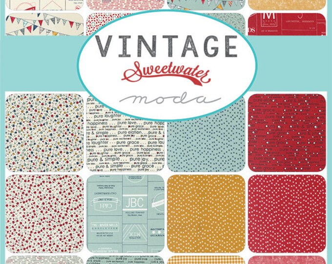 Half Yard Bundle Vintage by Sweetwater for Moda Fabrics - 36 Fabrics - Etsy