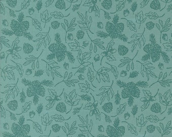 The Great Outdoors de Stacy Iest Hsu para Moda Fabrics - Forest Foliage 20883-18 Sky - Incrementos de 1/2 yarda, cortados continuamente