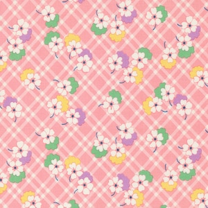 30s Playtime by Linzee Kull McCray for Moda Fabrics - Picnic Posies 33754-13 Petal - 1/2 Yard Increments, Cut Continuously