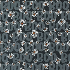 Noir by Alli K Design for Moda Fabrics - Boo 11544-23 Midnight - 1/2 Yard Increments, Cut Continuously