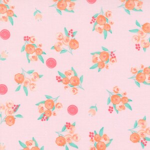 Sold By The Yard Cut Continuous In Stock Ships Today Soft Aqua Ditsy Floral Sew Wonderful By Paper And Cloth For Moda Fabrics