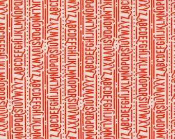 FRANKIE by Basic Grey for Moda Fabrics - 30673-13 On The Line Melon - 1/2 Yard Increments, Cut Continuously