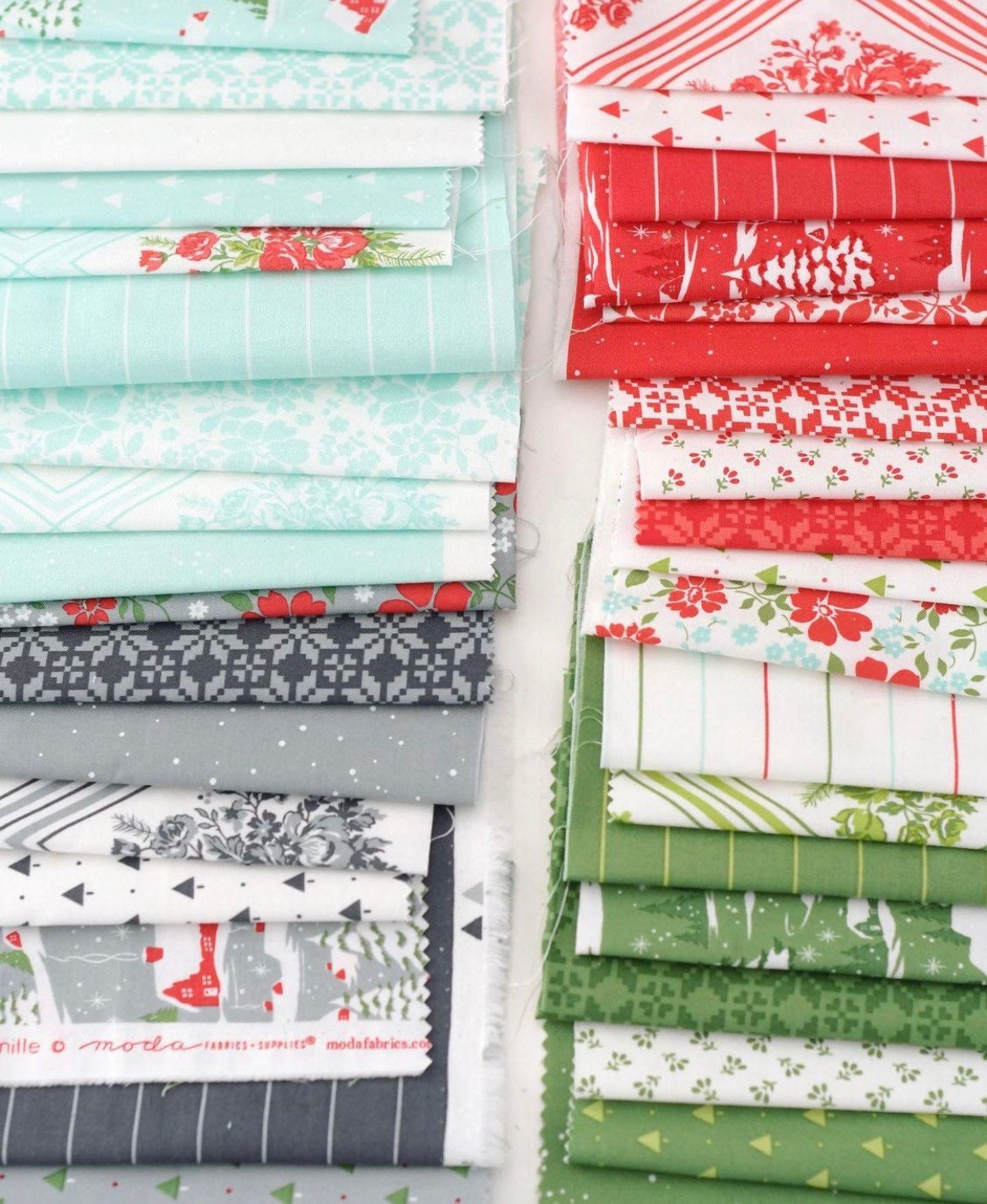 Half Yard Bundle Merry Little Christmas by Bonnie & Camille for Moda Fabrics - 36 fabrics
