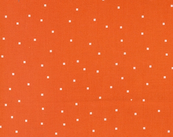 MEANDER by Aneela Hoey for Moda Fabrics - 24586-11 Tiny Square Dot Geranium - 1/2 Yard Increments, Cut Continuously