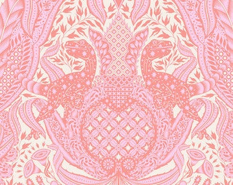 Roar! by Tula Pink for Free Spirit Fabrics - PWTP224 Gift Rapt Blush - 1/2 Yard Increments, Cut Continuously