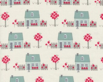 My Summer House by Bunny Hill Designs for Moda Fabrics - Sommerhaus 3040-12 Creme - 1/2 Yard Schritte, fortlaufend schneiden
