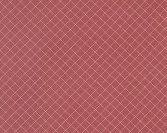 SUNNYSIDE by Camille Roskelley for Moda Fabrics - Graph 55283-20 Blush - 1/2 Yard Increments, Cut Continuously