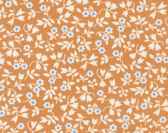 Fruit Cocktail by Fig Tree Quilts for Moda  - Berry Blooms 20465-17 Tangerine - 1/2 Yard Increments, Cut Continuously