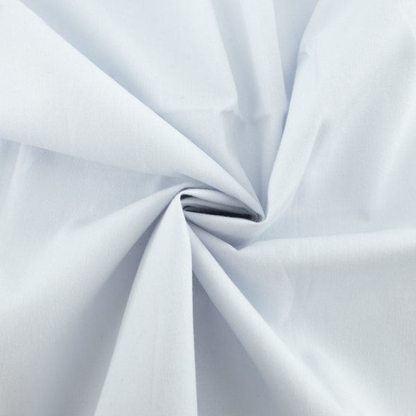 Frost Solid Poplin by Birch Fabric - MBS-SOLIDS-FROST - 1/2 Yard Increments, Cut Continuously