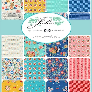 Half Yard Bundle Julia by Crystal Manning for Moda - 27 fabrics