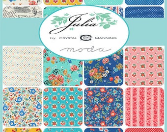 Half Yard Bundle Julia by Crystal Manning for Moda - 27 fabrics