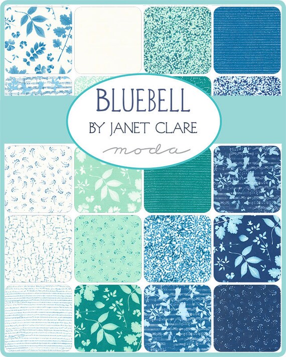 Bluebell by Janet Clare for Moda Fabrics - Herschel Florals 16961