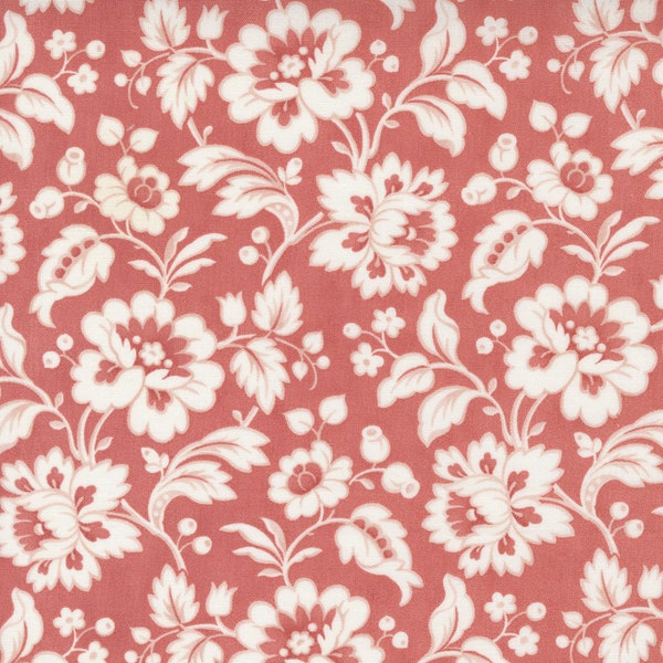 PROMENADE by 3 Sisters for Moda Fabrics - 44288-15 Fancy Dress Damask Rose - 1/2 Yard Increments, Cut Continuously