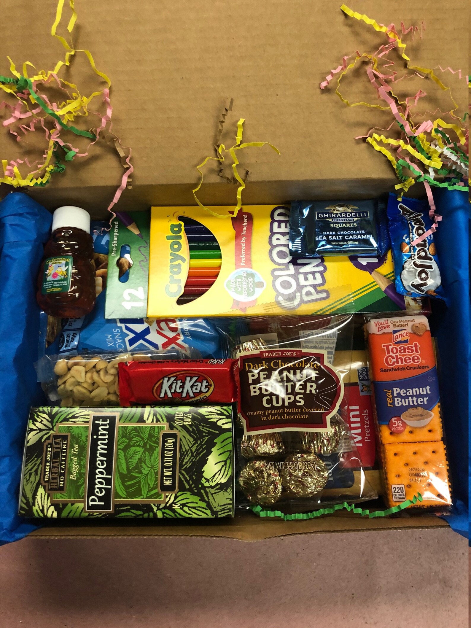 Senior Gourmet Gift Basket Box for Grandma and Grandpa Etsy