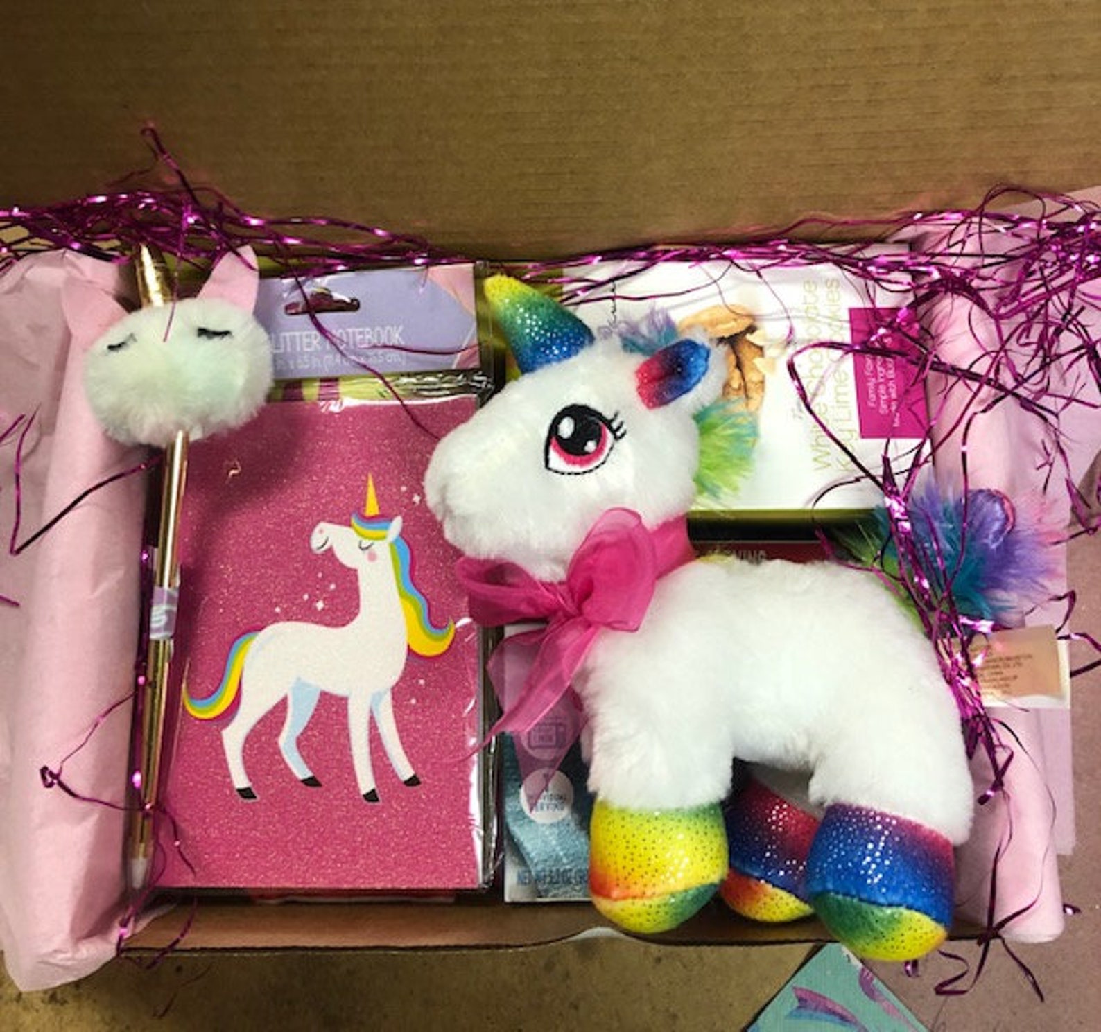 Mystical Unicorn Gift Basket Box for Any Age Etsy