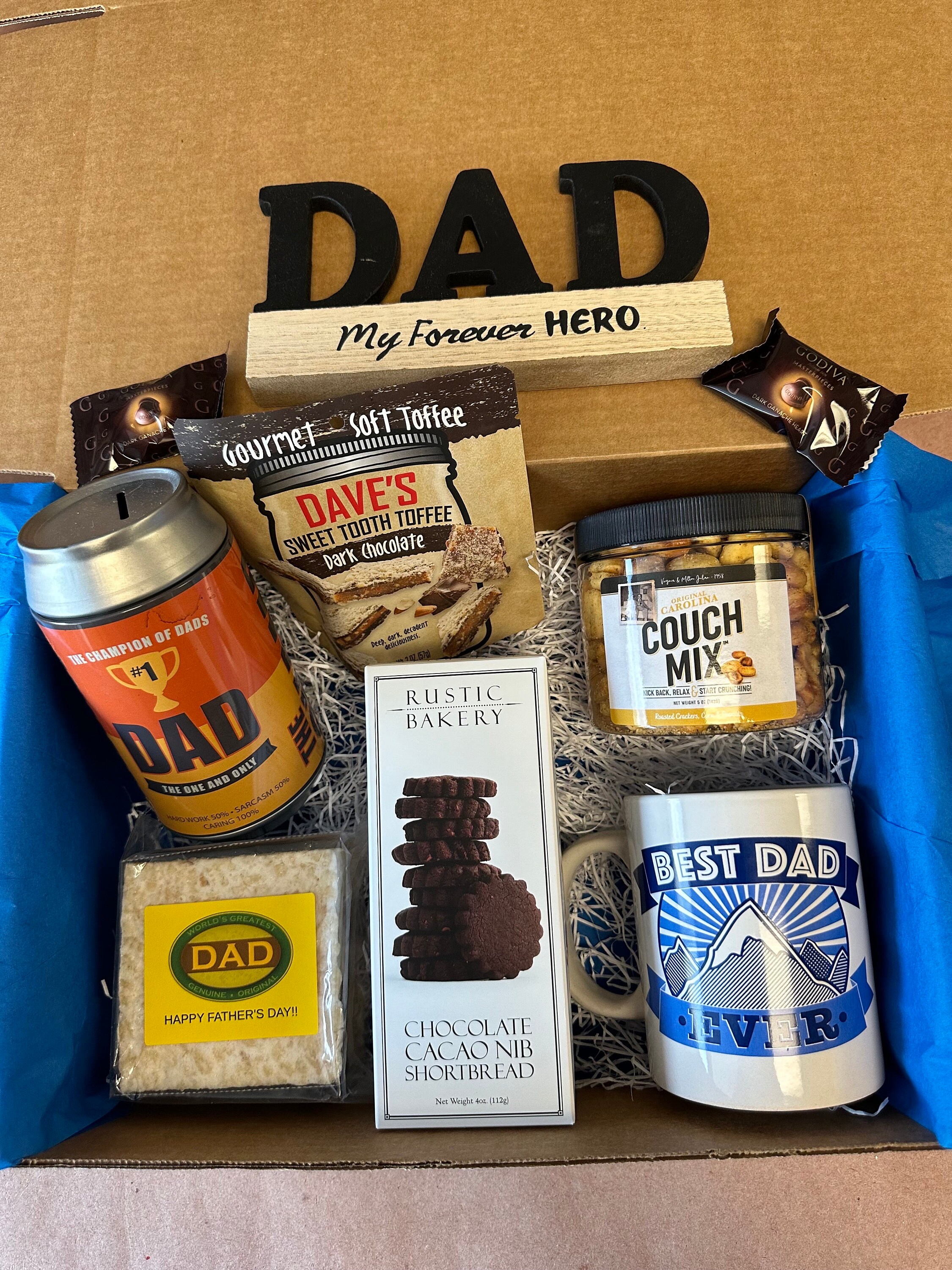 Father's Day Gourmet Gift Basket Gift Box Etsy