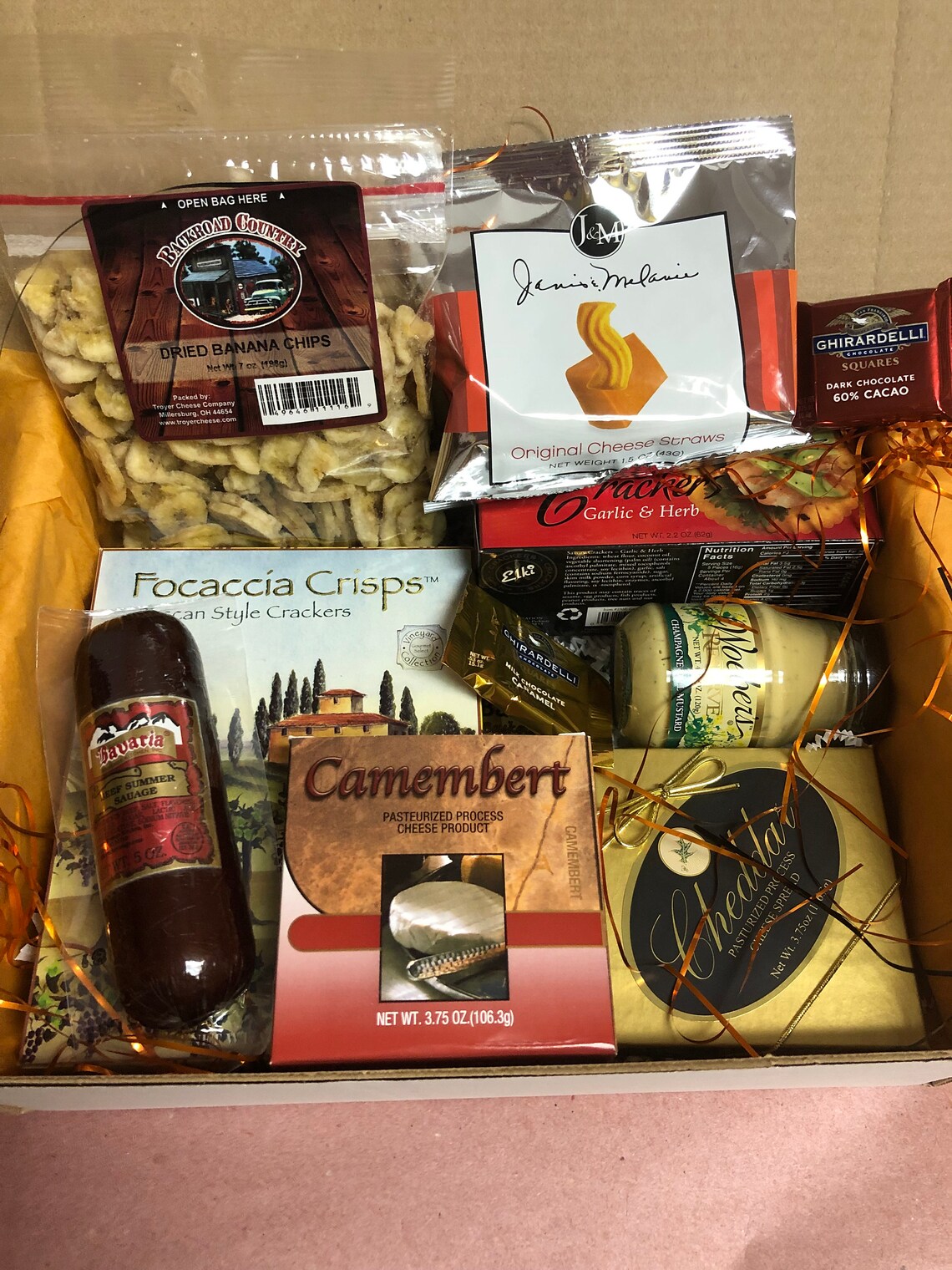 Cheese and cracker gourmet gift basket box for all occasions Etsy