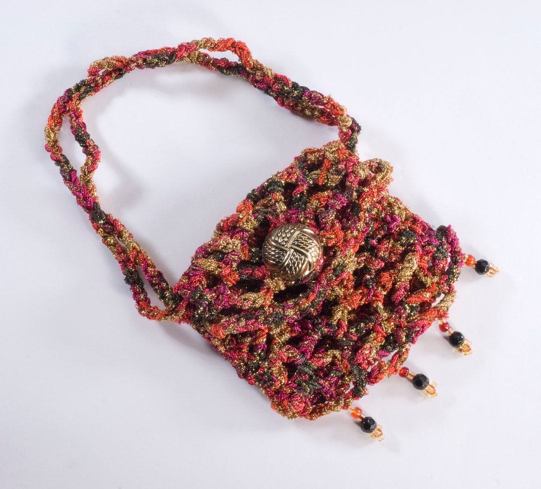Sac à Main Mary Frances 'Catch A Wave' - Design Perlé Avec Van De Surf - Multicolore - Neuf Sous Emballage