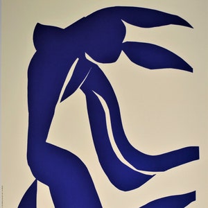 HENRI MATISSE - "The hair " - Original vintage poster - Authorization Succession H. Matisse - year 2002