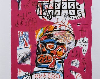 JEAN MICHEL BASQUIAT - "Untitled" - Lithography L.E. 68/300 - numbered and signed - year 90's