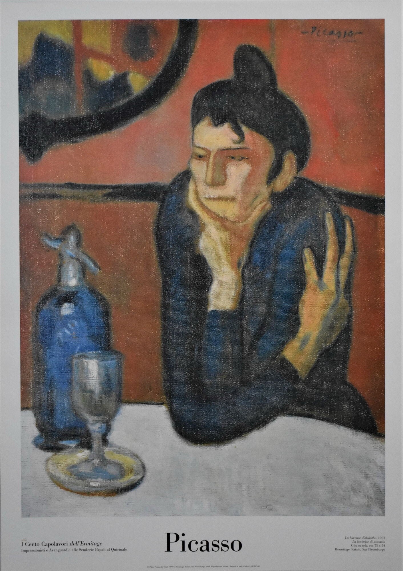 PABLO PICASSO Der AbsinthTrinker Original Etsy