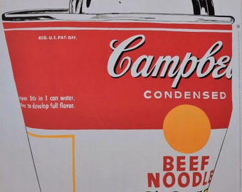 ANDY WARHOL « Campbell’s soup Can » - Affiche vintage originale - année d’impression 1993