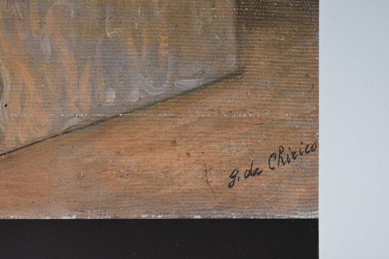 year 2006 GIORGIO DE CHIRICO Nobles and bourgeois Original vintage poster
