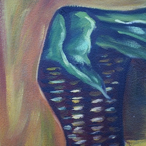 DIEGO RIVERA naked With Calla Lilies Oil Painting Reproduction Handmade