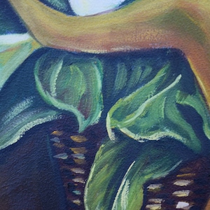 DIEGO RIVERA naked With Calla Lilies Oil Painting Reproduction Handmade