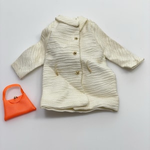 Vintage 60s Barbie Skipper #1960 Trim Twosome Orange Purse and Jacket