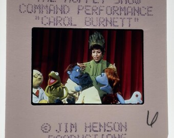 35mm Slide The Muppet Show Vintage Publicity with Carol Burnett