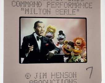 35mm Slide The Muppet Show Vintage Publicity with Milton Berle