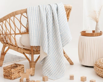 Natural Linen Blanket for Baby and Children