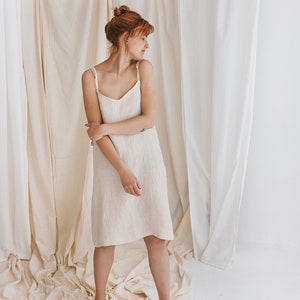 Linen pajama, nightdress, sleepwear