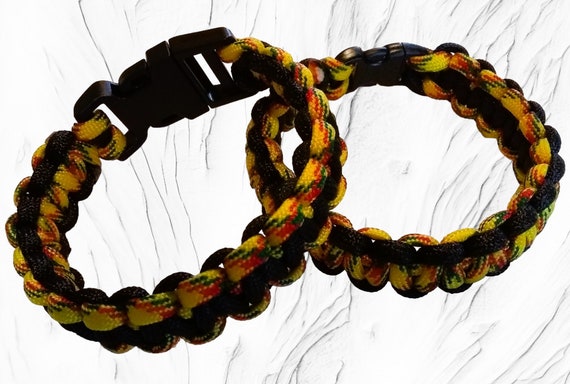 Vietnam Veteran Military Grade Paracord Bracelet, Military Bracelets, Veterans Gift, Ex Small to Ex Large Sizes, Veterans Wear