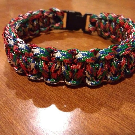 Afghanistan Veteran Paracord Bracelet, Military Grade, Handmade USA