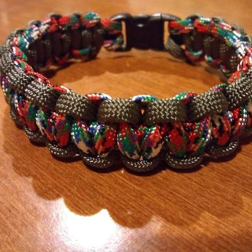 Afghanistan Military Grade Paracord Veteran Bracelet, Ex Small to Ex